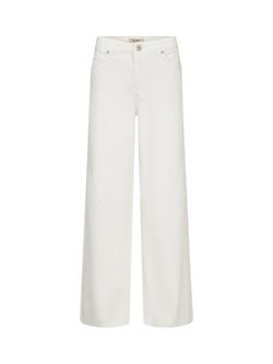 MOS MOSH Dara Nora Wide Leg Jeans, White