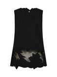 MOS MOSH Daima Broderie Lace Top, Black