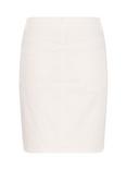 KAFFE KAkarla Cotton Twill Skirt, White