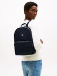 Tommy Hilfiger Poppy Monogram Backpack, Space Blue