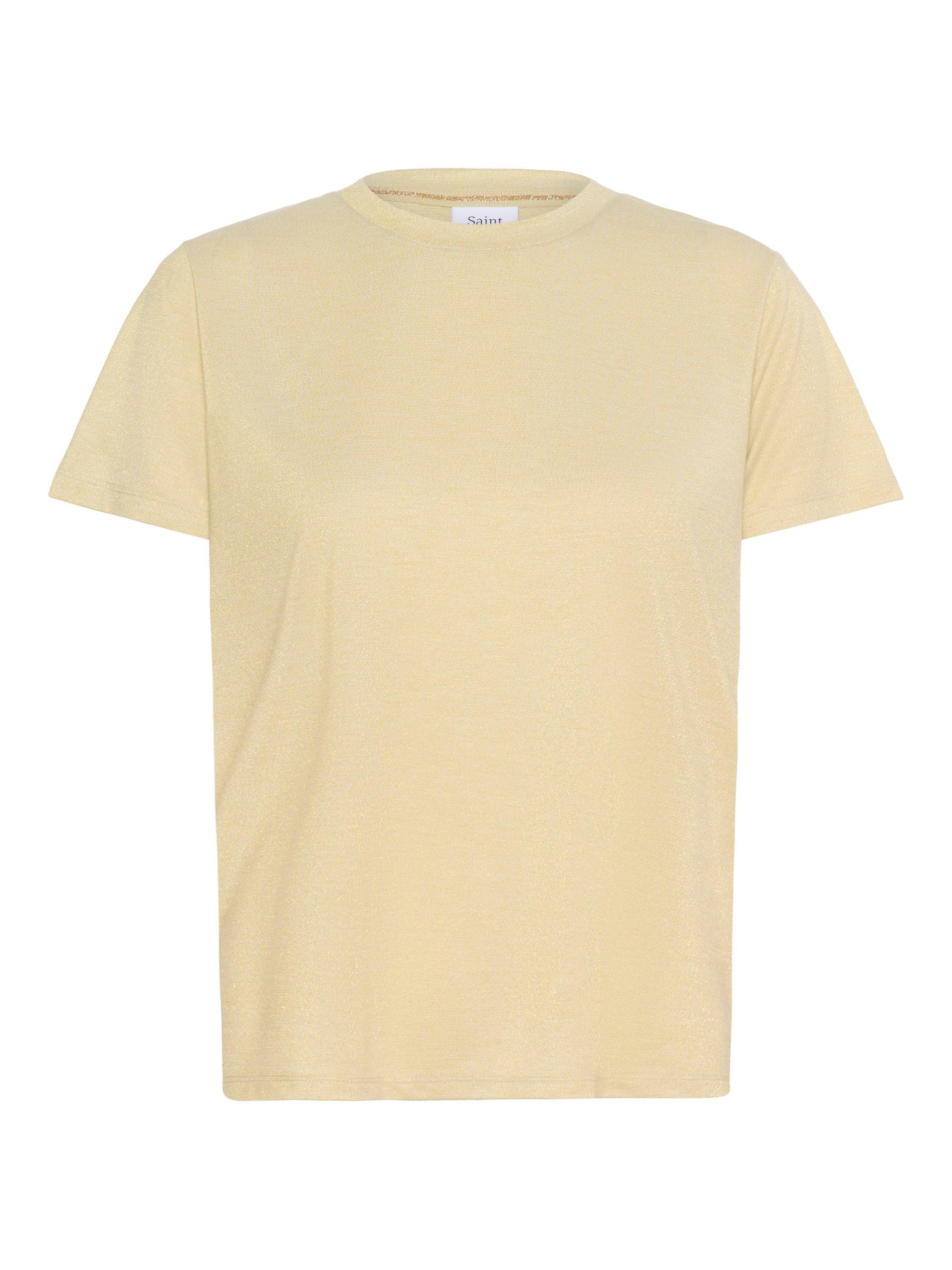 Product image 5 of 6, which shows Saint Tropez Haga Regular Fit T-Shirt, Mid Yellow, S