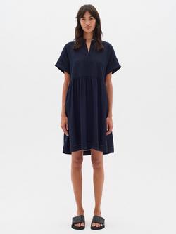 InWear Farida Linen Blend Mini Dress, Marine Blue