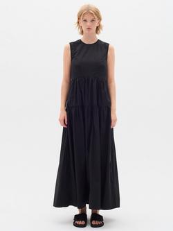 InWear Furla Cotton Long Dress, Black