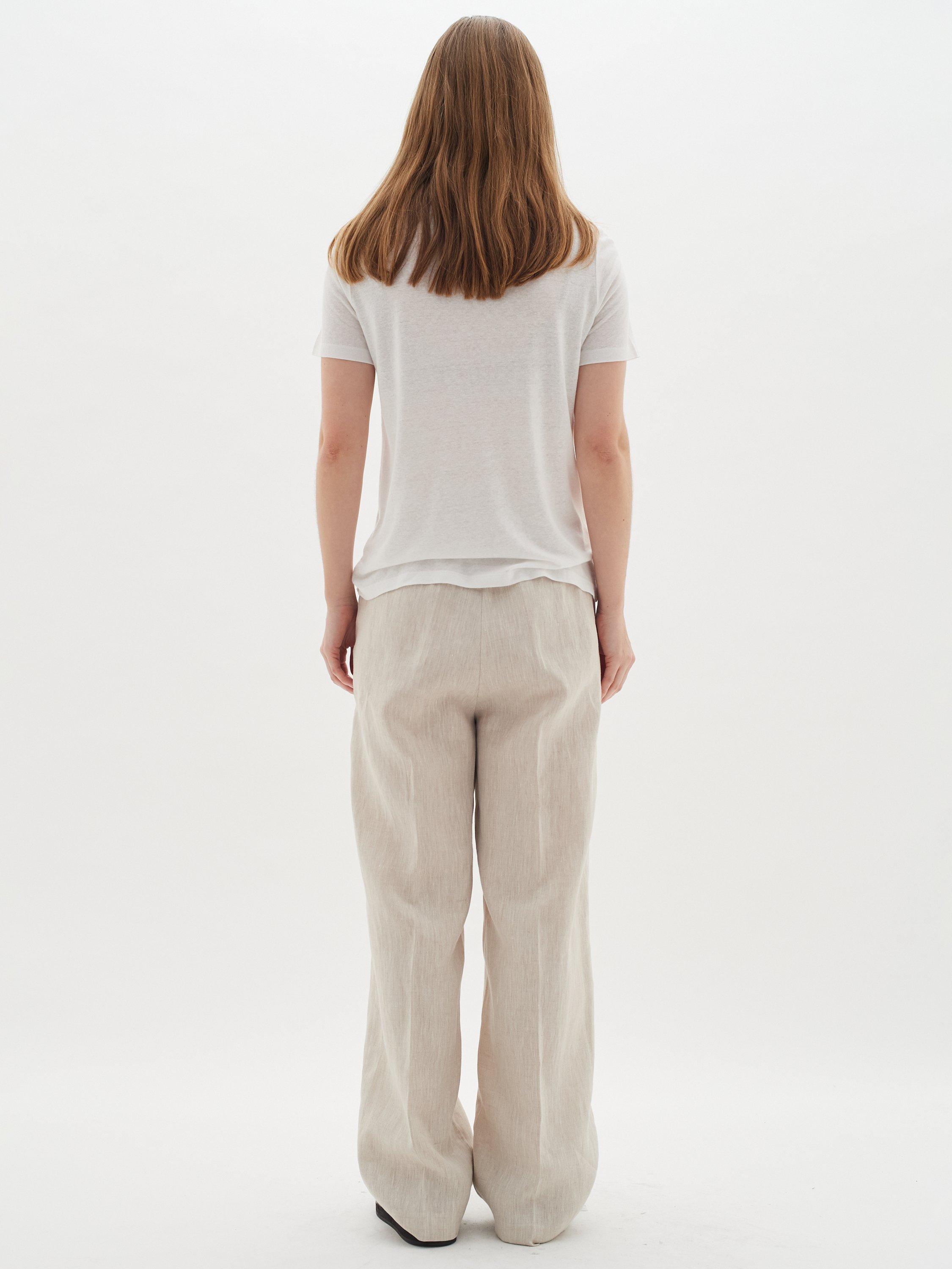 Product image 2 of 6, which shows InWear ElisabethIW Alma Mixed Blend T-Shirt, White, M