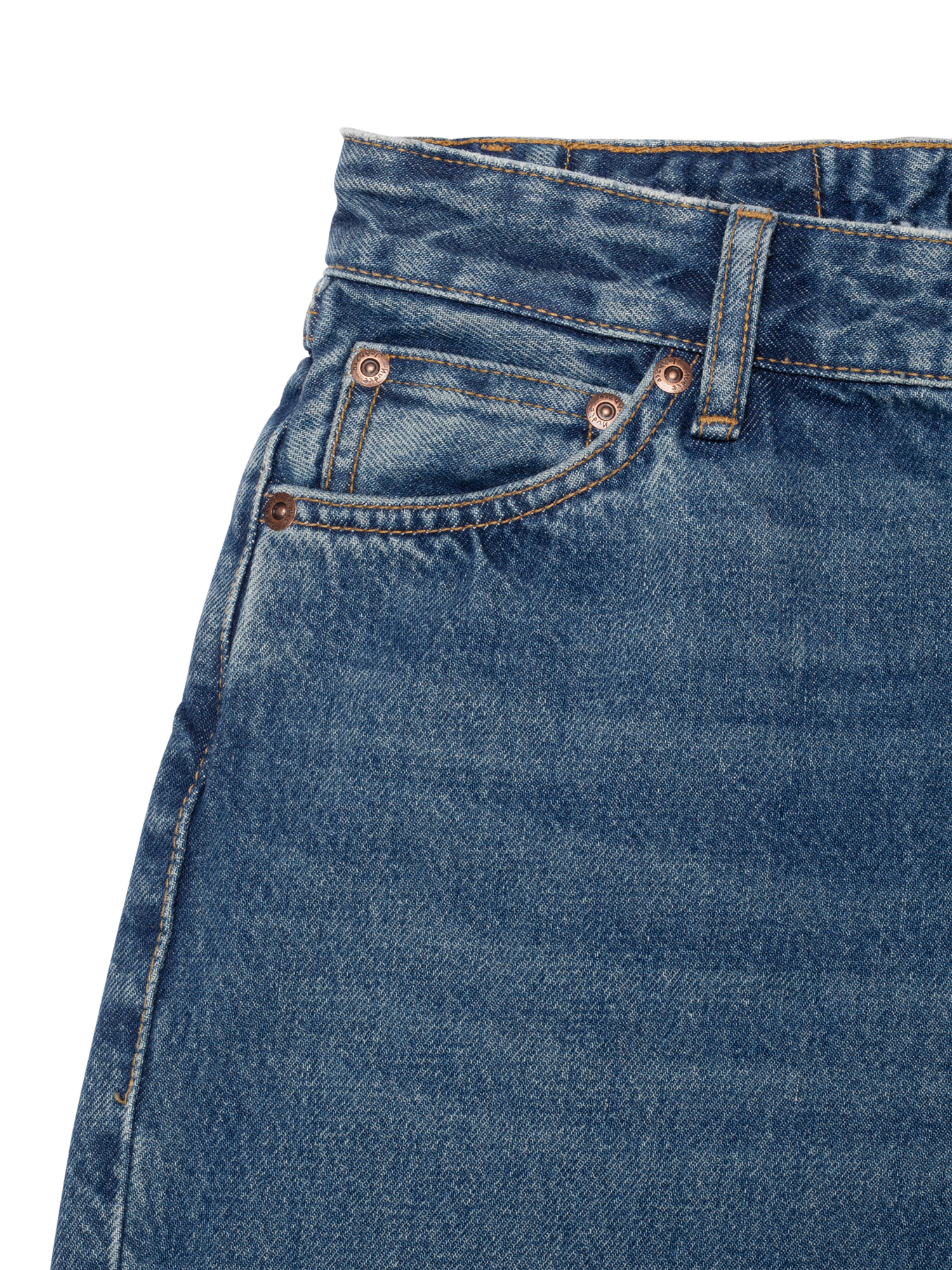 Product image 8 of 8, which shows Nudie Jeans Heidi Wide Leg Jeans, Blue, W26/L30