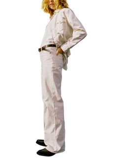 Nudie Jeans Heidi Wide Leg Jeans, White - view 2, White