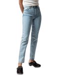 Nudie Jeans Breezy Britt High Waist Jeans, Light Blue