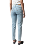 Nudie Jeans Breezy Britt High Waist Jeans, Light Blue