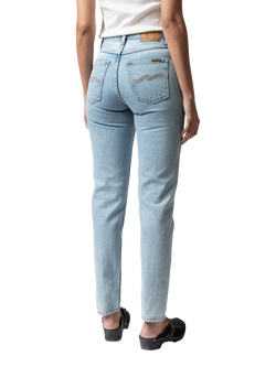 Nudie Jeans Breezy Britt High Waist Jeans, Light Blue - view 2, Light Blue