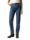 Nudie Jeans Lofty Lo Morning Straight Jeans, Blue