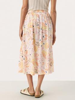 Part Two Bisera Paisley Midi Skirt, Multi - view 2, Multi