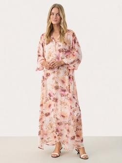 Part Two Berit Abstract Maxi Dress, Pink, Pink