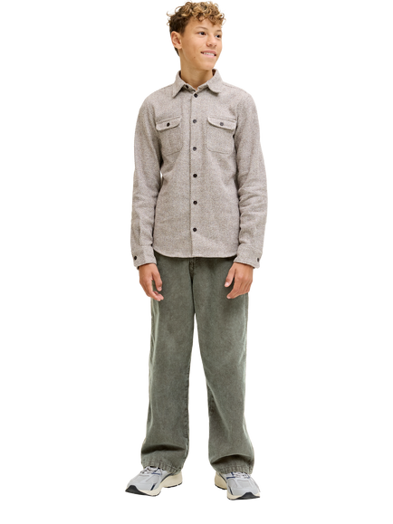 Jack & Jones Kids' Alex Baggy Corduroy Trousers, Crocodile - view 2, Crocodile
