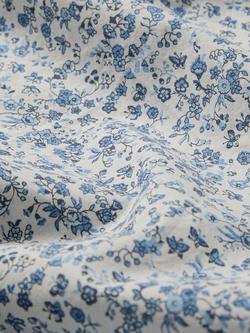 Piglet in Bed Mini Meadow Washed Cotton Bedding - view 2, Blue