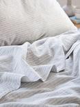 Piglet in Bed Linen Blend Stripe Flat Sheet