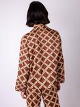 VIVERE Lula Trellis Buttoned Blouse