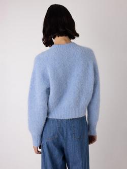 VIVERE Gael Alpaca Blend Jumper, Light Blue - view 2, Light Blue