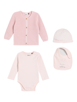 Mini Cuddles Baby Cotton 5-Pack Starter Kit, Pink - view 2, Pink