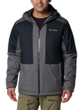 Columbia Men's Point Park Waterproof Insulated Hooded Jacket, City Grey/Black