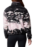 Columbia Helvetia Print Cropped Fleece, Shale Purple