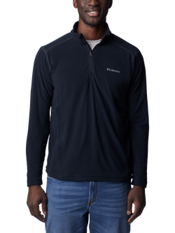 Columbia Men's Klamath II 1/2 Zip Fleece, Black, Black