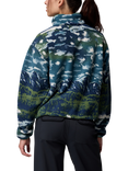 Columbia Women's Helvetia Print Fleece, Rain Forest