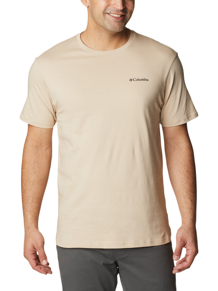 Columbia Men's Barton Springs Graphic T-Shirt, Ancient Fossil, Ancient Fossil