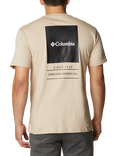 Columbia Men's Barton Springs Graphic T-Shirt, Ancient Fossil