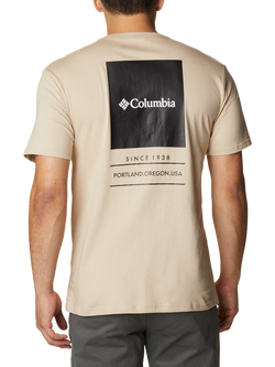 Columbia Men's Barton Springs Graphic T-Shirt, Ancient Fossil - view 2, Ancient Fossil