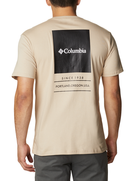 Columbia Men's Barton Springs Graphic T-Shirt, Ancient Fossil - view 2, Ancient Fossil