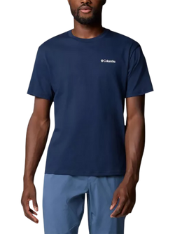 Columbia Barton Springs Graphic T-Shirt, Collegiate Navy, Collegiate Navy