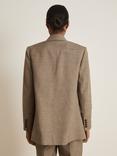 Reiss Atelier Lina Double Breasted Jacket, Grey