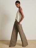 Reiss Atelier Lina Tailored Trousers, Grey