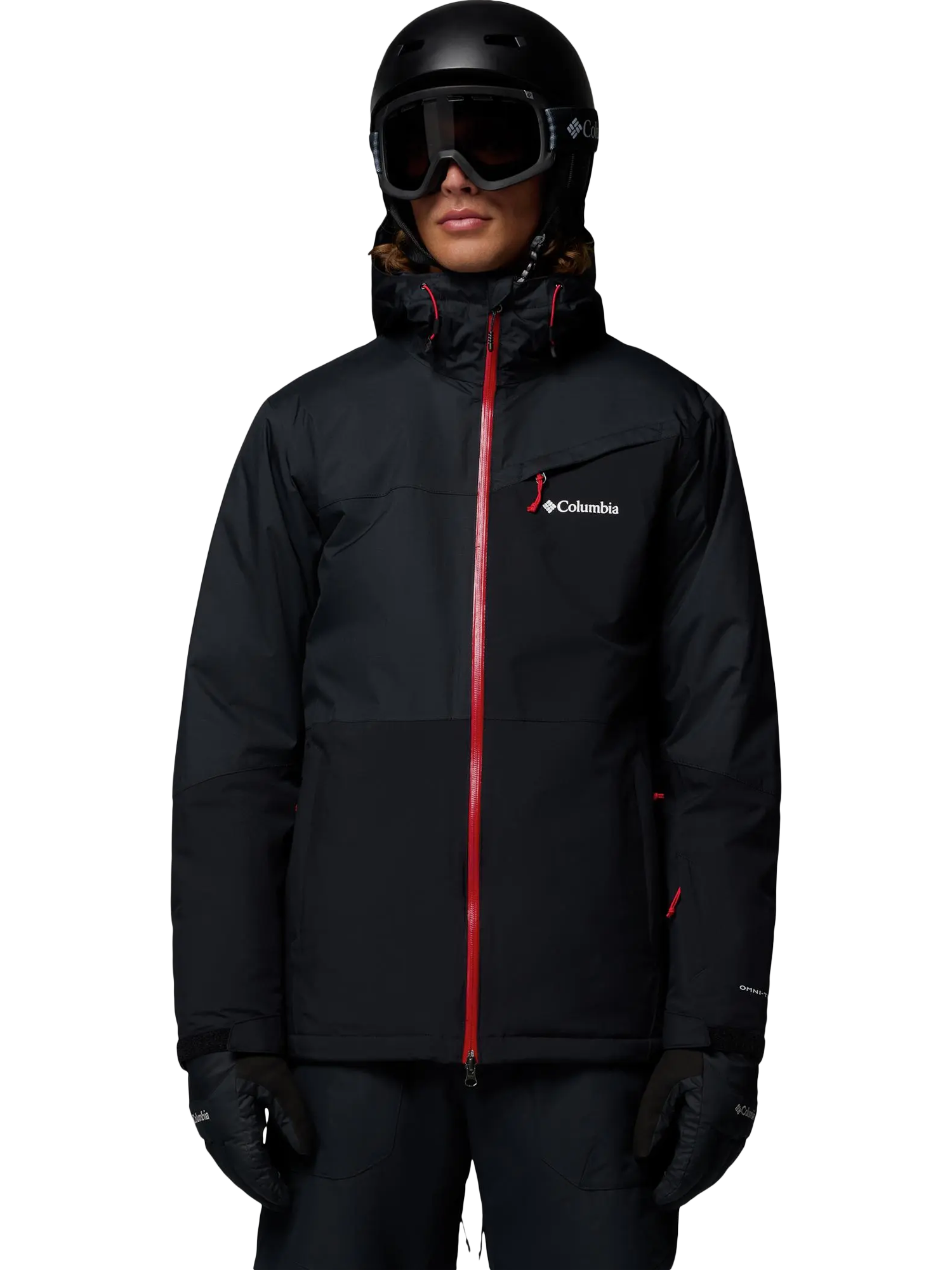 Product image 1 of 1, which shows Columbia Iceberg Point Waterproof Jacket, Black, S