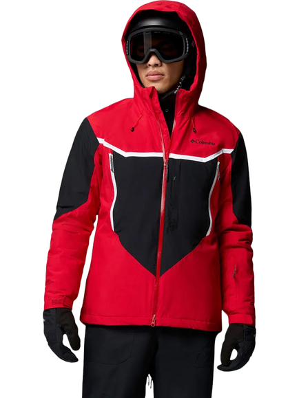 Columbia Liftline Waterproof Ski Jacket, Red / Black, Red / Black