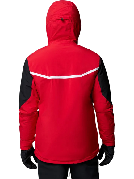 Columbia Liftline Waterproof Ski Jacket, Red / Black - view 2, Red / Black