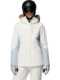 Columbia Ava Alpine Insulated Ski Jacket, Sea Salt/Grey, Sea Salt / Grey