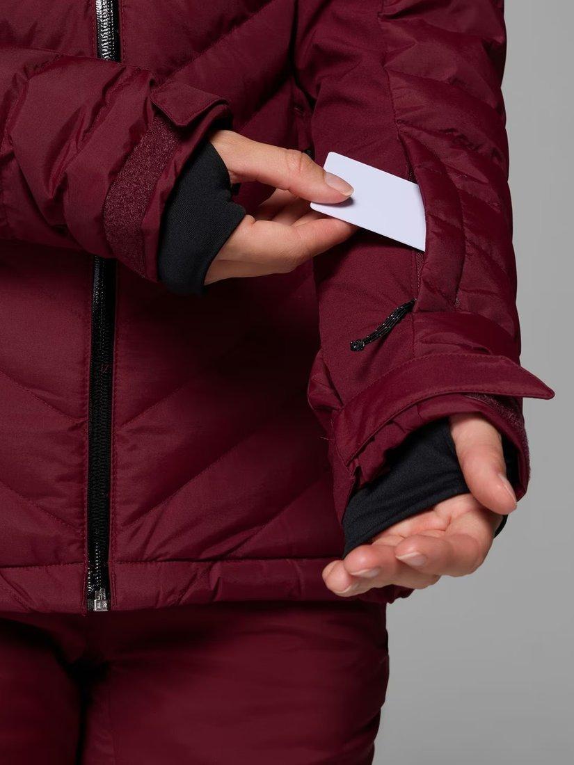 Product image 8 of 10, which shows Columbia Bird Mountain Insulated Ski Jacket, Rich Wine, L