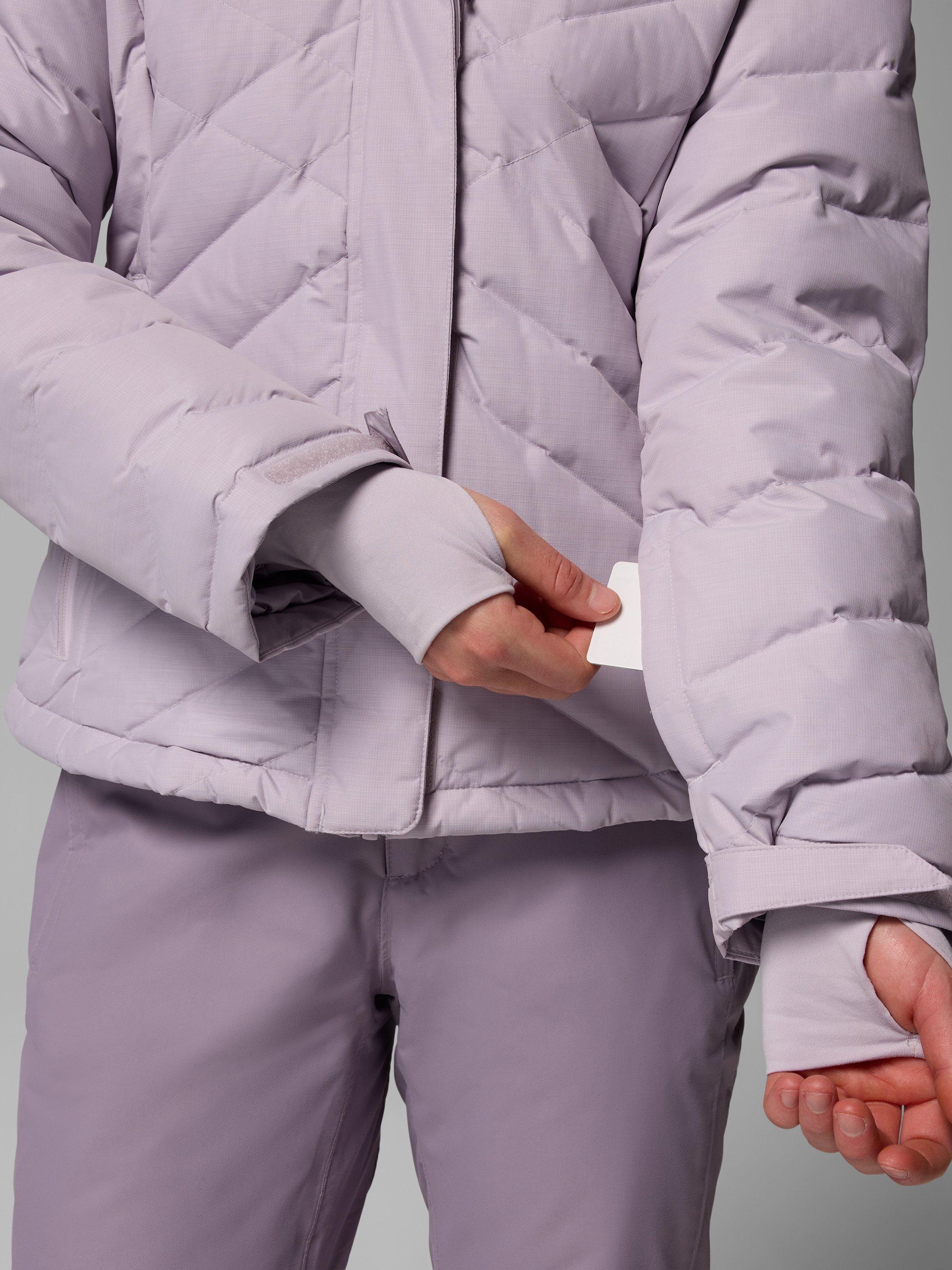 Product image 7 of 11, which shows Columbia Lay Water Repellent Down Ski Jacket, Lavender Pearl, S
