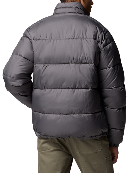 Columbia Men's Pike Lake II Water Repellent Insulated Hooded Puffer Jacket, City Grey - view 2, City Grey