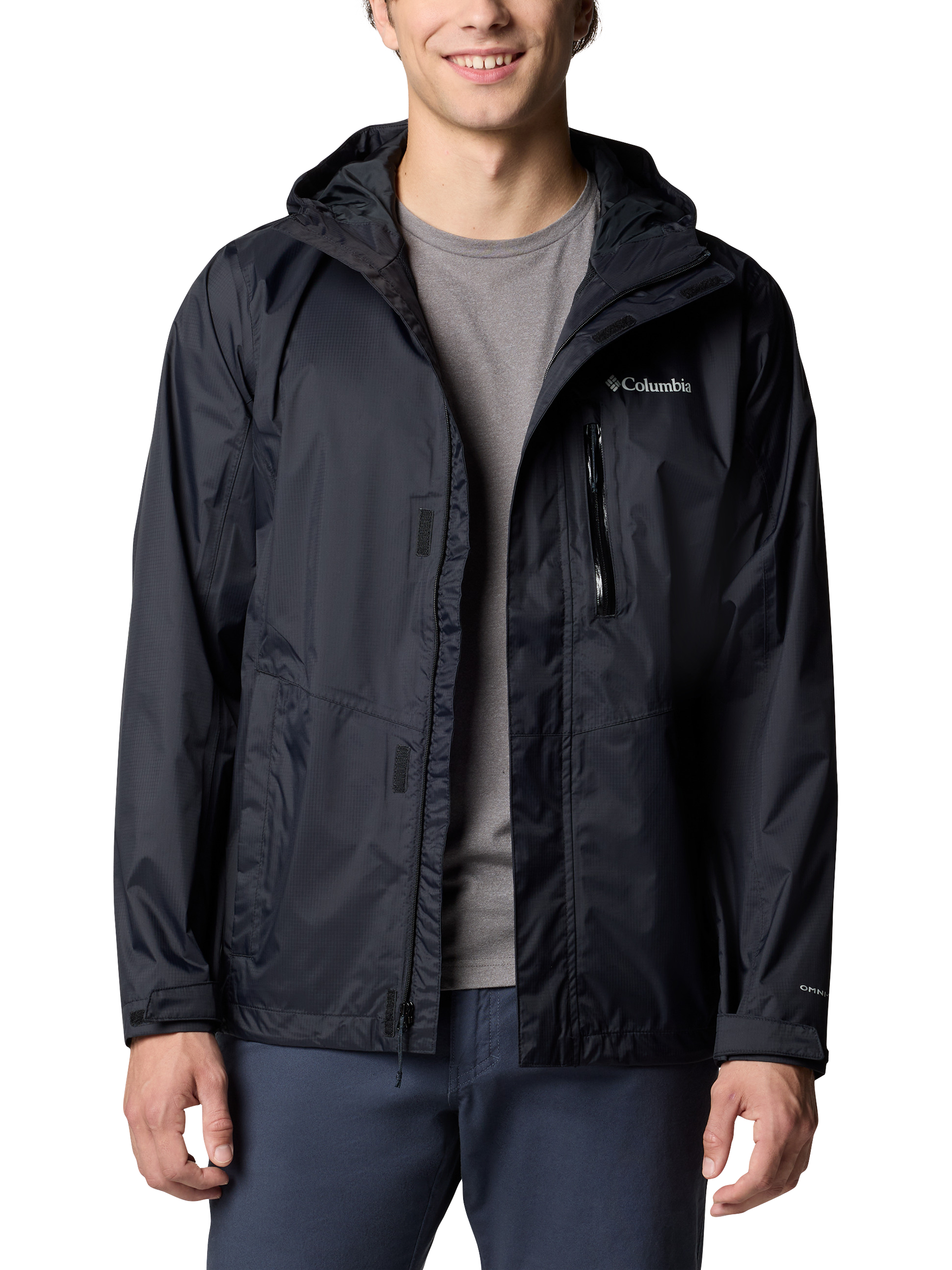 Columbia Pouring Adventure Jacket, City Grey/Black