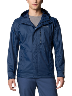 Columbia Men's Pouring Adventure 2 Jacket, Collegiate Navy, Collegiate Navy