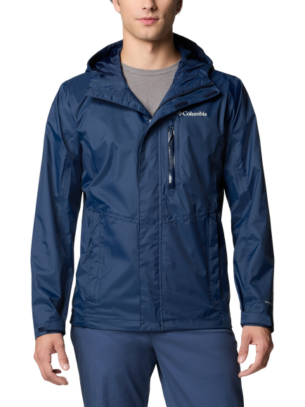 Columbia Men's Pouring Adventure 2 Jacket, Collegiate Navy, Collegiate Navy