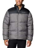 Columbia Men's Puffect III Water Resistant Jacket, City Grey / Black