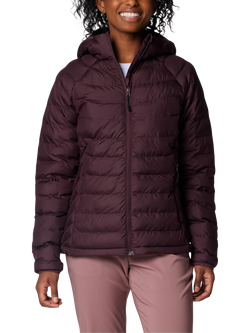 Columbia Women's Powder Lite Hooded Water Resistant Jacket, Moonvista, Moonvista