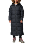 Columbia Women's Puffect Long Water Resistant Jacket, Black