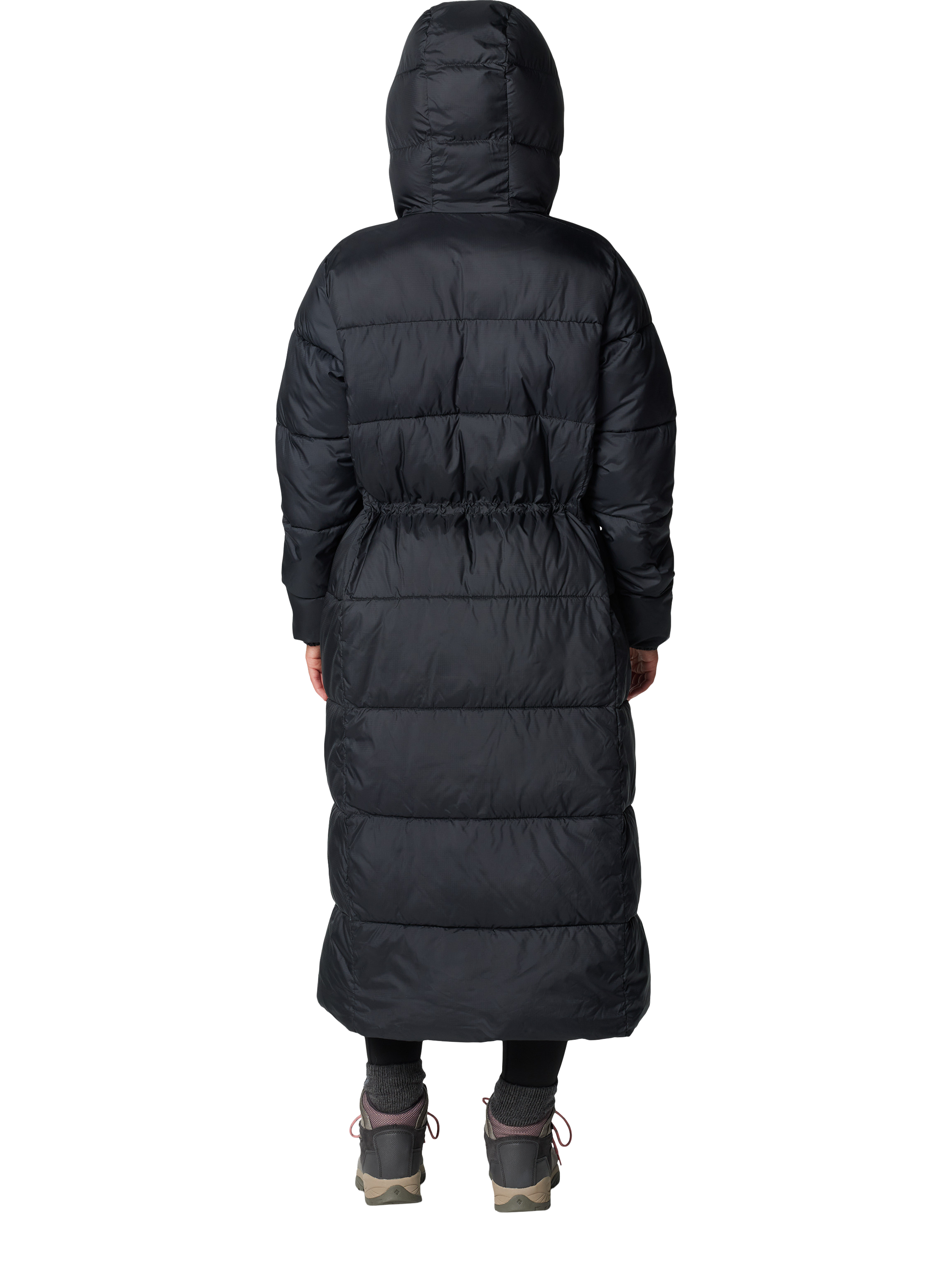 Product image 2 of 6, which shows Columbia Women's Puffect Long Water Resistant Jacket, Black, XS