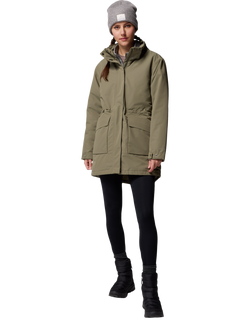 Columbia Pulaski Hooded Parka Jacket, Stone Green, Stone Green