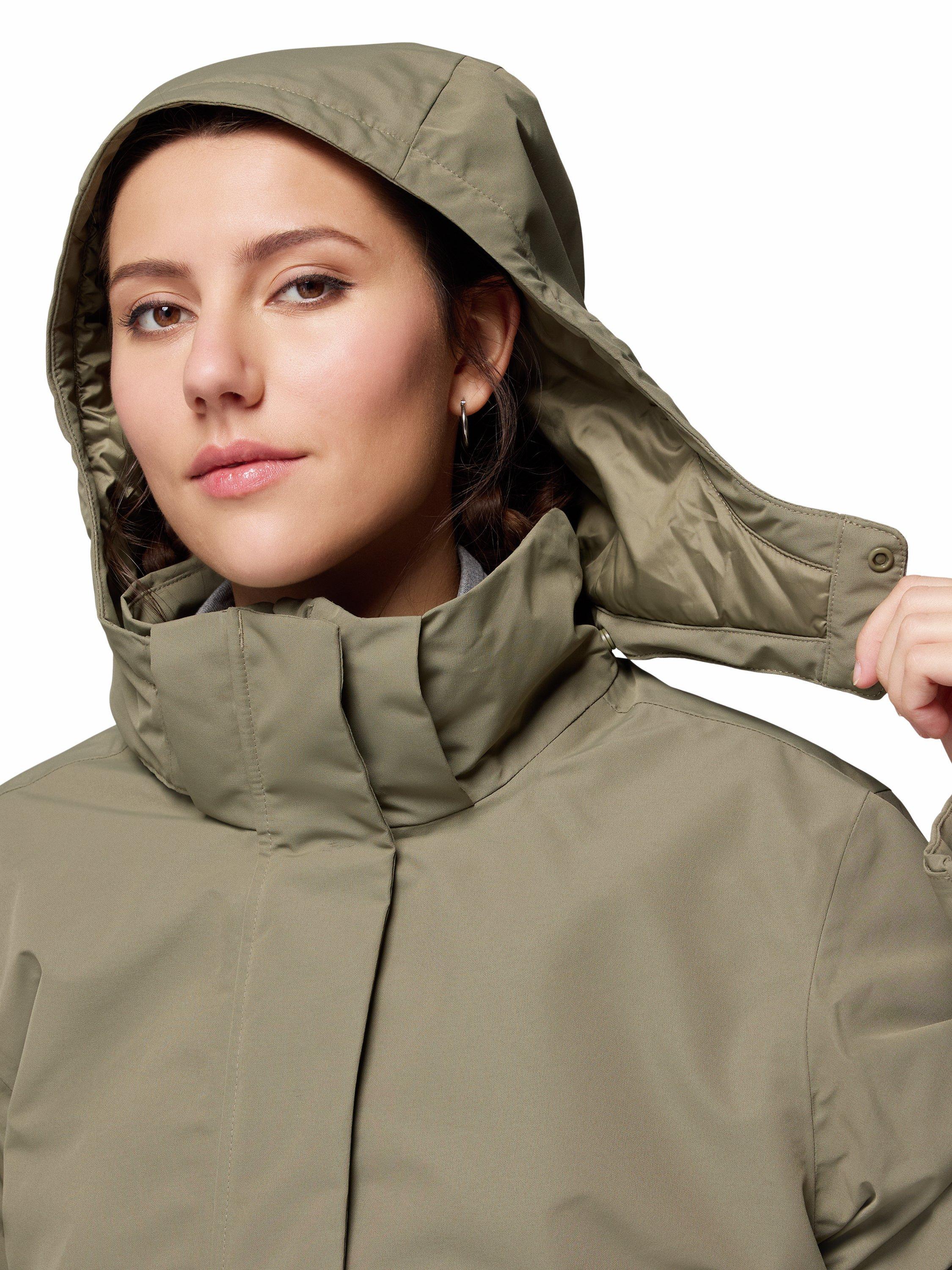 Product image 8 of 8, which shows Columbia Pulaski Hooded Parka Jacket, Stone Green, S