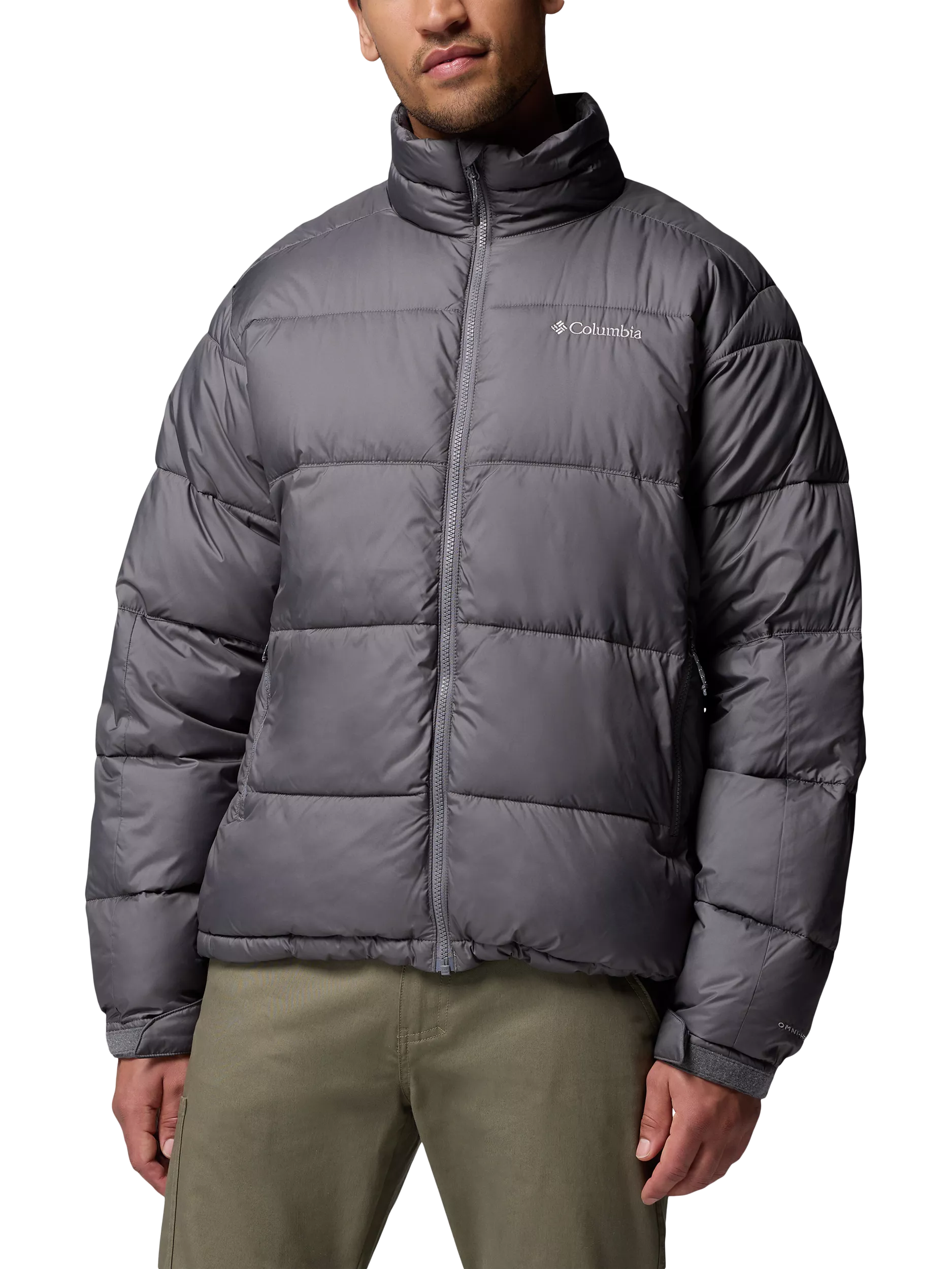 Columbia Men's Pike Lake II Water Repellent Insulated Puffer Jacket, City Grey